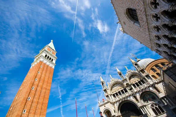 Piazza San Marco in Venetië Italië — Stockfoto