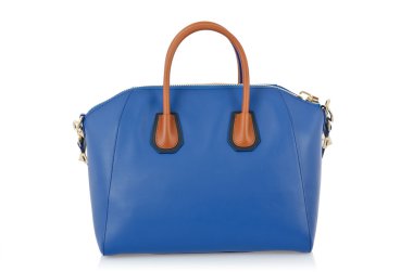 üzerinde beyaz izole hoş şık bayan çanta