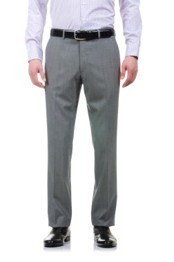 Beyaz pantolonlu moda konsepti