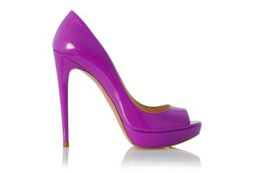 Kadın ayakkabıları beyazda izole edilmiş