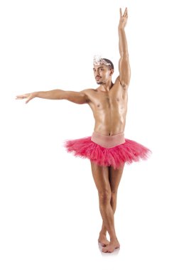 komik kavramı içinde kas bale sanatçısı