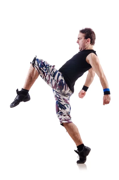 Dancer isolated on the white background — Stock Photo, Image