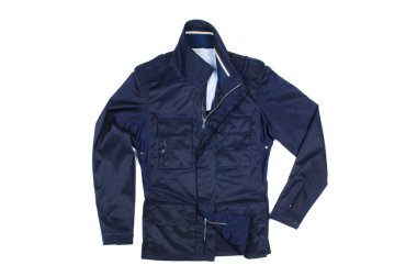 üzerinde beyaz izole erkek ceket