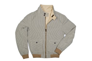 üzerinde beyaz izole erkek ceket