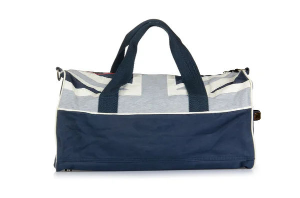 Sac de sport isolé sur fond blanc — Photo