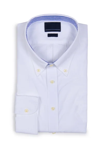 Bonita camisa masculina aislada en el blanco —  Fotos de Stock