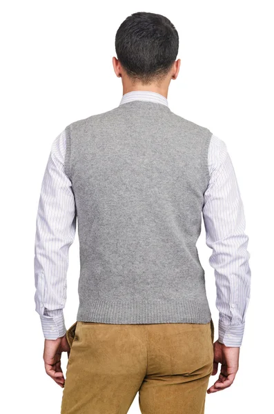 Male sweater isolated on the white — Stock Photo, Image