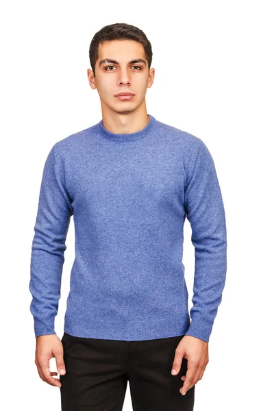 Male sweater isolated on the white — Stock Photo, Image