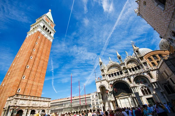 Saint Mark square in Venice Italy — Stock Photo, Image