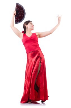 kadın dansçı İspanyol dansları
