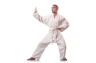 Karate dövüş sanatları savaşçı