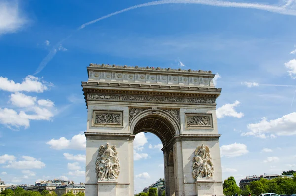 Triumfbågen i Paris — Stockfoto