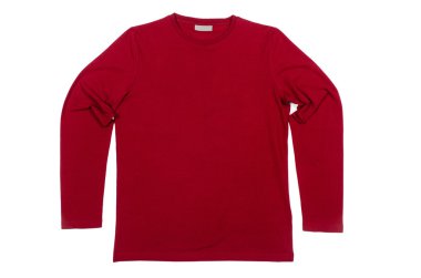 Erkek süveteri beyazın üzerinde izole edilmiş.