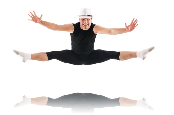 Dancer isolated on the white background — Stock Photo, Image