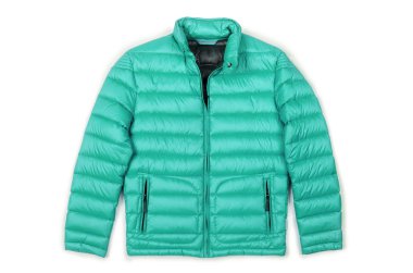 üzerinde beyaz izole erkek ceket