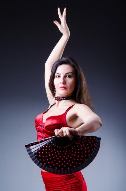 kadın dansçı İspanyol dansları