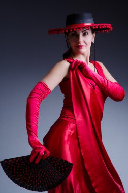 kadın dansçı İspanyol dansları