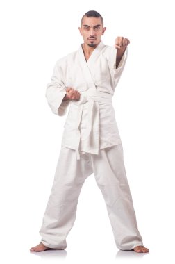 Karate dövüş sanatları savaşçı