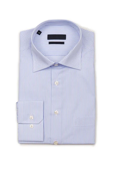 Fin manlig skjorta isolerad på den vita — Stockfoto