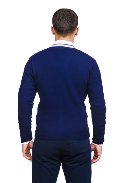 Male sweater isolated on the white — Stock Photo, Image