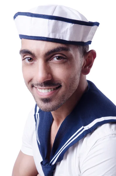 Male sailor in studio shooting — Stock Photo, Image