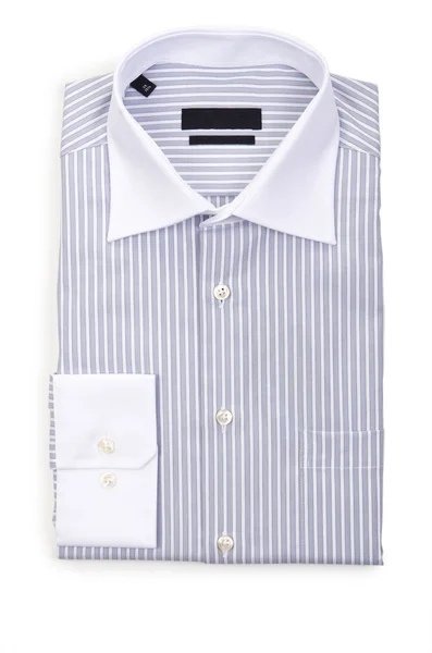 Ωραίο ανδρικό πουκάμισο απομονωμένο στο λευκό — Φωτογραφία Αρχείου