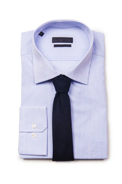 Mooi mannelijk shirt geïsoleerd op de witte — Stockfoto