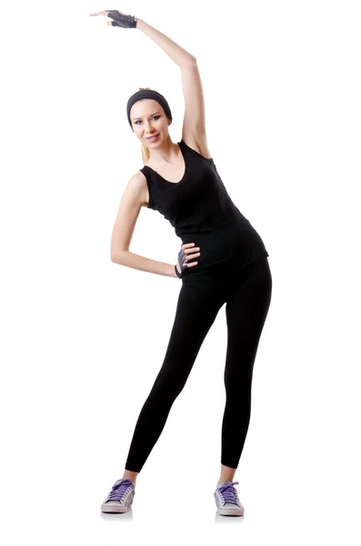 Joven mujer haciendo ejercicios —  Fotos de Stock
