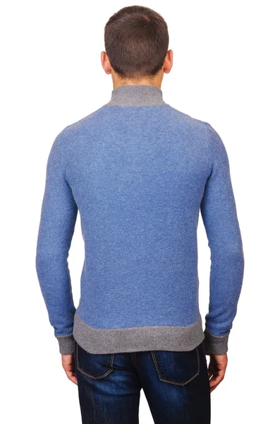 Male sweater isolated on the white — Stock Photo, Image