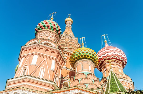 Famous st Vasily Blessed cathedral in Moscow — Stock Photo, Image