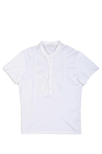 白地に隔離された男性用Tシャツ — ストック写真