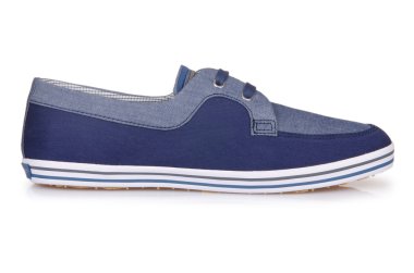 Beyaz erkek ayakkabılı moda konsepti