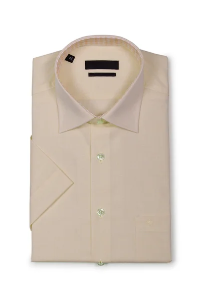 Bella camicia maschile isolata sul bianco — Foto Stock