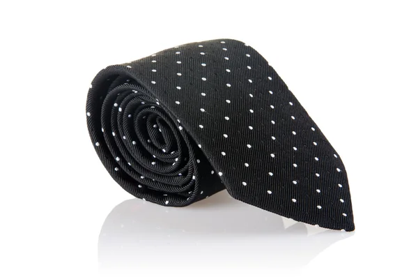 Elegant silk male tie ( necktie ) on white — Stock Photo, Image