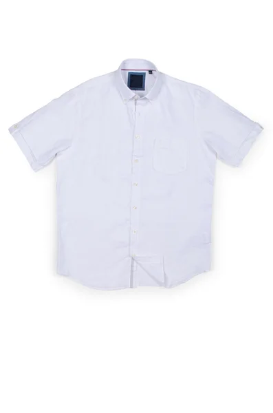 Bonita camisa masculina aislada en el blanco —  Fotos de Stock