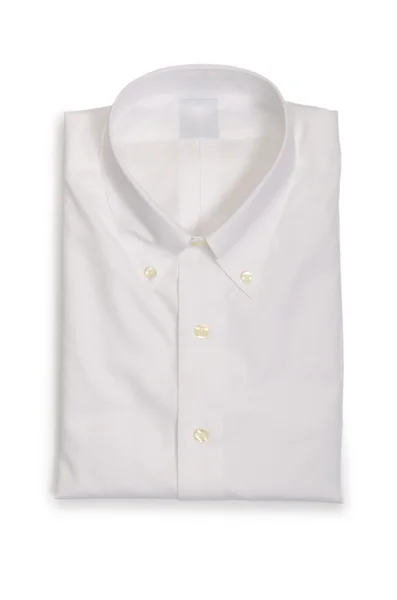 Bella camicia maschile isolata sul bianco — Foto Stock