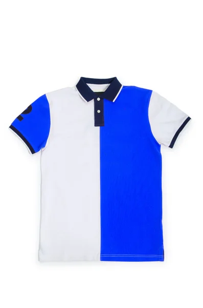 Camiseta masculina isolada no fundo branco — Fotografia de Stock