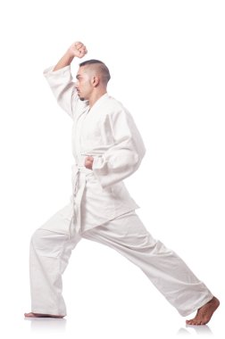 Karate dövüş sanatları savaşçı
