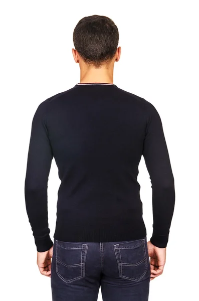 Male sweater isolated on the white — Stock Photo, Image