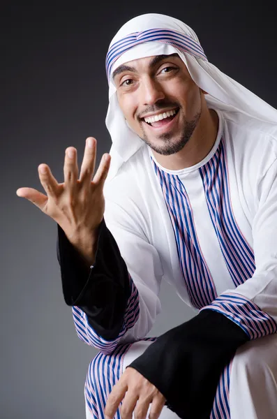 Arabské podnikatel izolovaných na bílém — Stock fotografie