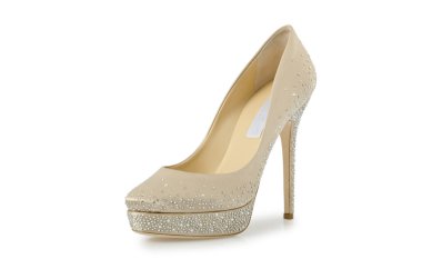 beyaz izole kadın ayakkabı