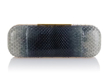 üzerinde beyaz izole hoş şık bayan çanta