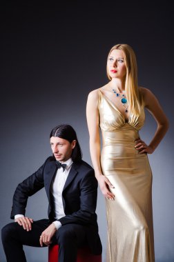 Romantik aşk konsepti.