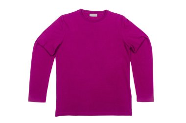 Erkek süveteri beyazın üzerinde izole edilmiş.