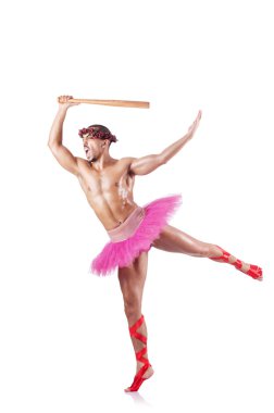 komik kavramı içinde kas bale sanatçısı