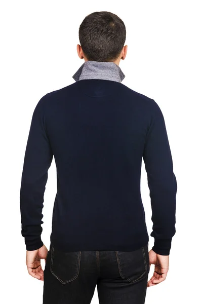 Чоловічий светр ізольований на білому — стокове фото