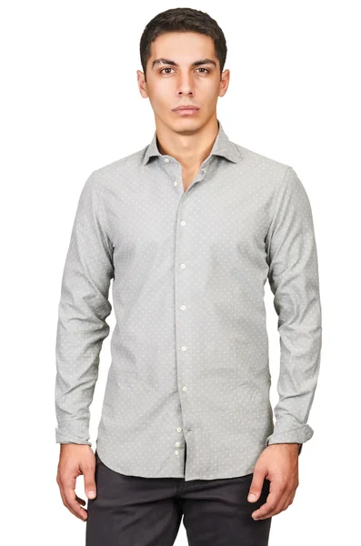 Camisola masculina isolada no branco — Fotografia de Stock