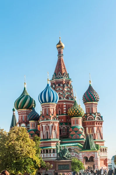 Famous st Vasily Blessed cathedral in Moscow — Stock Photo, Image