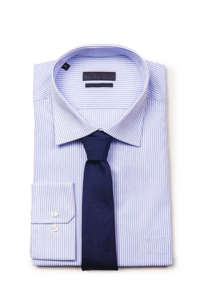 Гарна чоловіча сорочка ізольована на білому — стокове фото