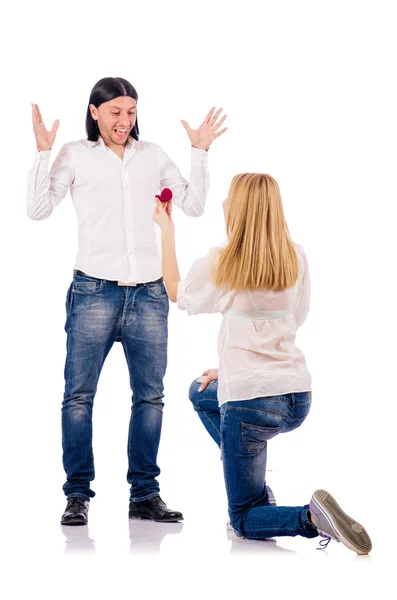 Pair of man and woman — Stock Photo, Image